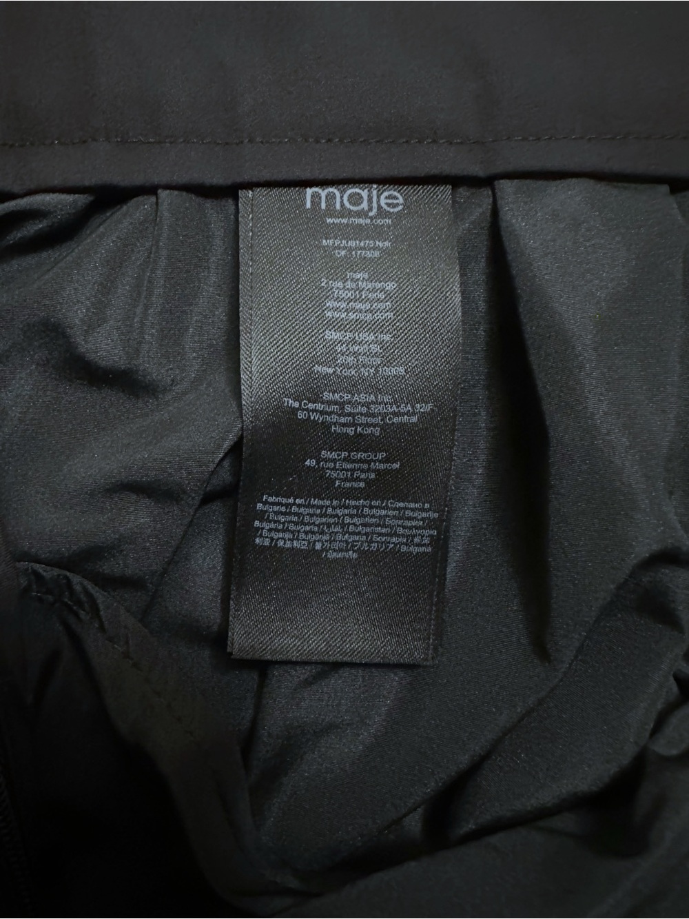NWT Maje Black Long Skirt Size 36 (length 42.52”) - Picture 7 of 12